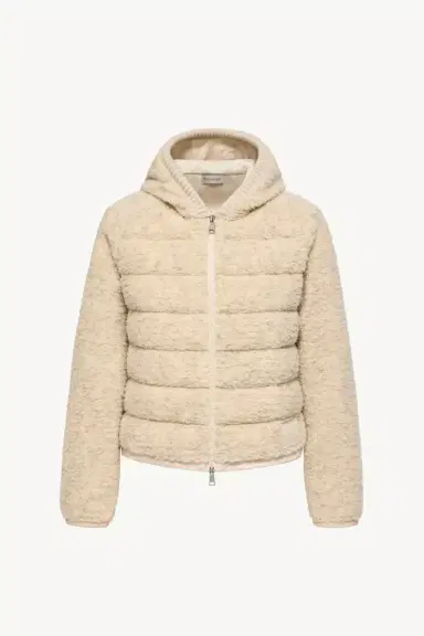 Moncler Teddy Padded Zip-up Hoodie | Thumbnail 2 Moncler Teddy Padded Zip-up Hoodie | Thumbnail 2