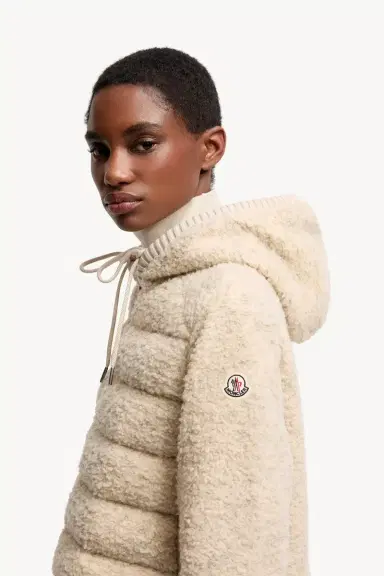 Moncler Teddy Padded Zip-up Hoodie | Thumbnail 4 Moncler Teddy Padded Zip-up Hoodie | Thumbnail 4