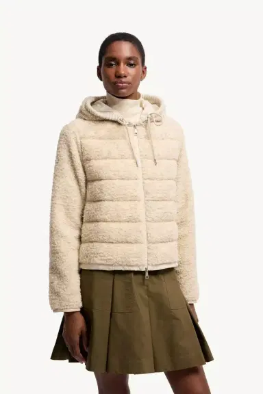 Moncler Teddy Padded Zip-up Hoodie | Thumbnail 5 Moncler Teddy Padded Zip-up Hoodie | Thumbnail 5