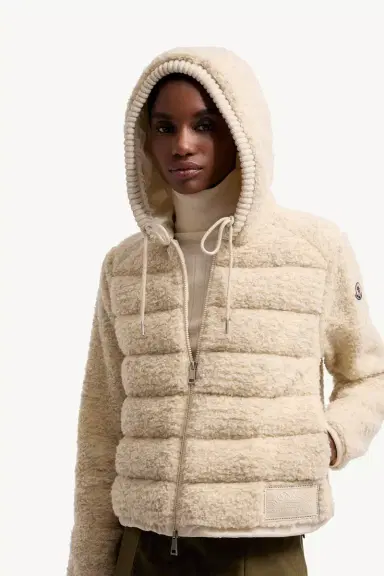 Moncler Teddy Padded Zip-up Hoodie | Thumbnail 7 Moncler Teddy Padded Zip-up Hoodie | Thumbnail 7