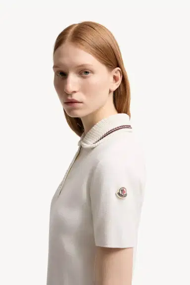 Moncler Cotton Knit Polo Shirt | Thumbnail 3