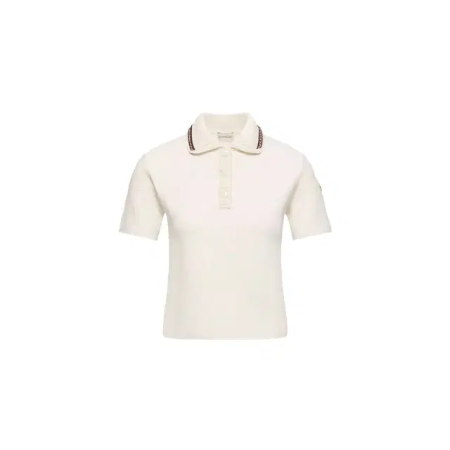 Moncler Cotton Knit Polo Shirt