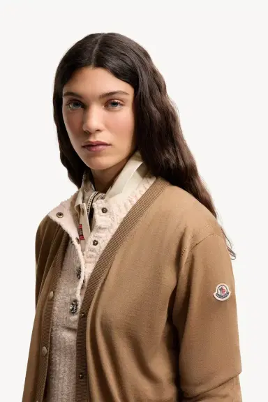 Moncler Wool Cardigan | Thumbnail 4 Moncler Wool Cardigan | Thumbnail 4