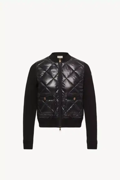 Moncler Cotton Padded Cardigan | Thumbnail 2