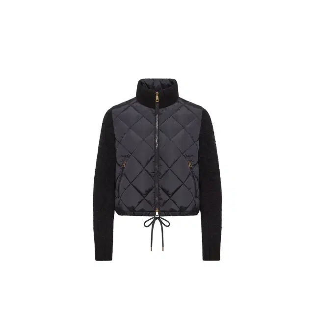 Moncler Cotton Blend Padded Zip-up Cardigan