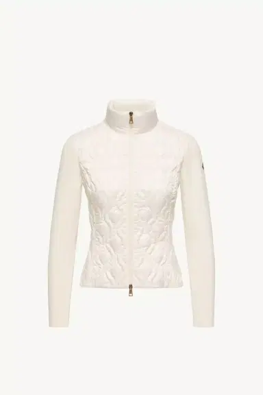 Moncler Cotton Padded Zip-up Cardigan | Thumbnail 2 Moncler Cotton Padded Zip-up Cardigan | Thumbnail 2