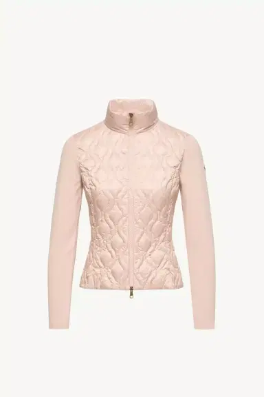 Moncler Cotton Padded Zip-up Cardigan | Thumbnail 2 Moncler Cotton Padded Zip-up Cardigan | Thumbnail 2