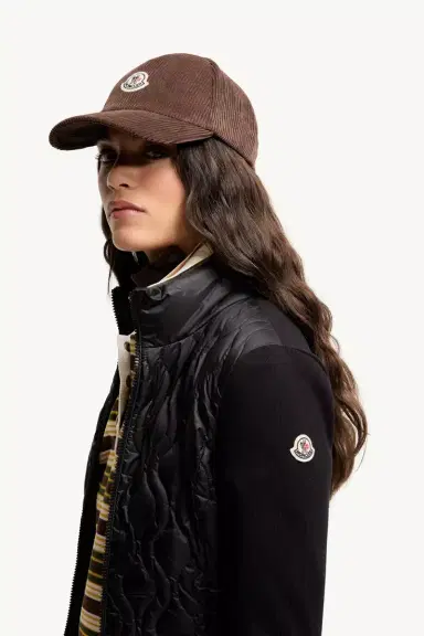 Moncler Cotton Padded Zip-up Cardigan | Thumbnail 4 Moncler Cotton Padded Zip-up Cardigan | Thumbnail 4