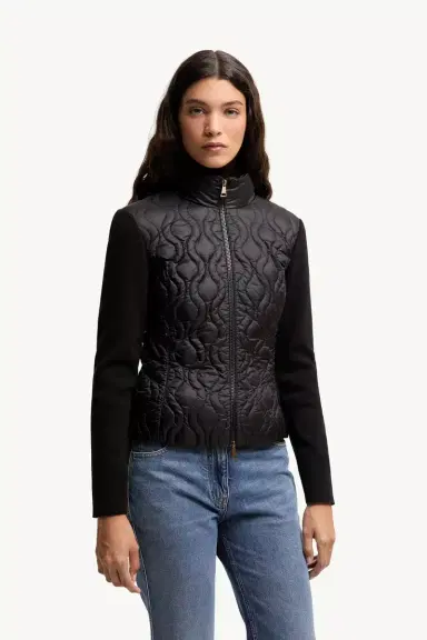 Moncler Cotton Padded Zip-up Cardigan | Thumbnail 5 Moncler Cotton Padded Zip-up Cardigan | Thumbnail 5