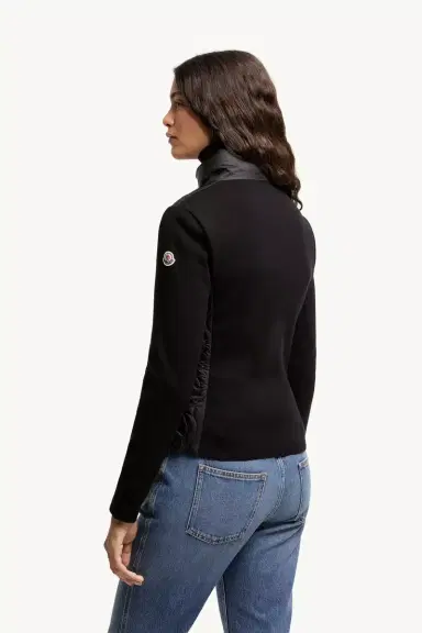 Moncler Cotton Padded Zip-up Cardigan | Thumbnail 6 Moncler Cotton Padded Zip-up Cardigan | Thumbnail 6