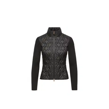 Moncler Cotton Padded Zip-up Cardigan | Thumbnail 1 Moncler Cotton Padded Zip-up Cardigan | Thumbnail 1
