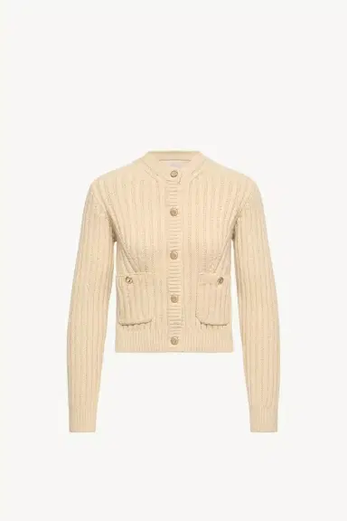 Moncler Cotton Padded Cardigan | Thumbnail 2 Moncler Cotton Padded Cardigan | Thumbnail 2
