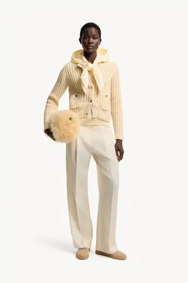 Moncler Cotton Padded Cardigan | Thumbnail 3 Moncler Cotton Padded Cardigan | Thumbnail 3