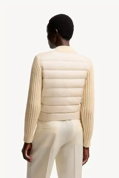 Moncler Cotton Padded Cardigan | Thumbnail 6 Moncler Cotton Padded Cardigan | Thumbnail 6