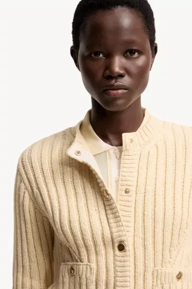 Moncler Cotton Padded Cardigan | Thumbnail 7 Moncler Cotton Padded Cardigan | Thumbnail 7