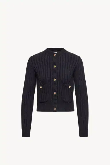 Moncler Cotton Padded Cardigan | Thumbnail 2 Moncler Cotton Padded Cardigan | Thumbnail 2
