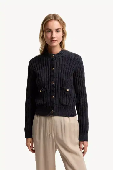 Moncler Cotton Padded Cardigan | Thumbnail 5 Moncler Cotton Padded Cardigan | Thumbnail 5