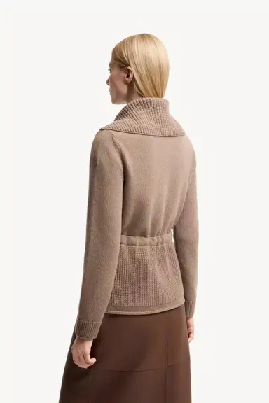 Moncler Wool & Cashmere Blend Padded Zip-up Cardigan | Thumbnail 6 Moncler Wool & Cashmere Blend Padded Zip-up Cardigan | Thumbnail 6
