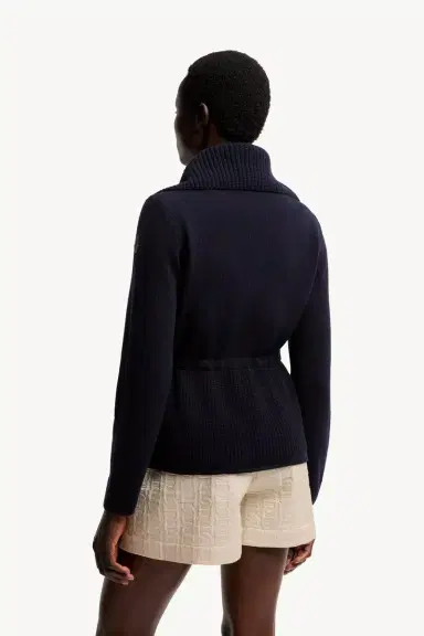 Moncler Wool & Cashmere Blend Padded Zip-up Cardigan | Thumbnail 6 Moncler Wool & Cashmere Blend Padded Zip-up Cardigan | Thumbnail 6