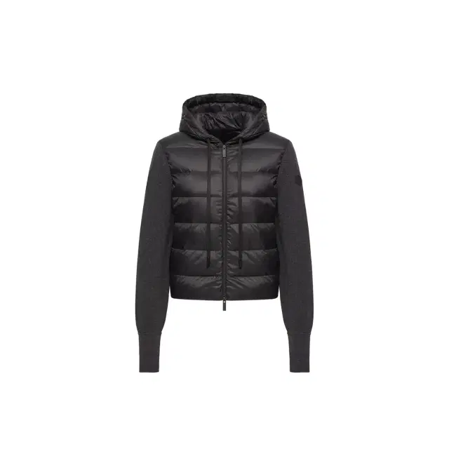Moncler Wool Hooded Padded Zip-up Cardigan