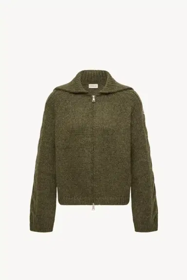 Moncler Alpaca Blend Cardigan | Thumbnail 2 Moncler Alpaca Blend Cardigan | Thumbnail 2