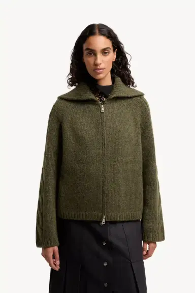 Moncler Alpaca Blend Cardigan | Thumbnail 5 Moncler Alpaca Blend Cardigan | Thumbnail 5
