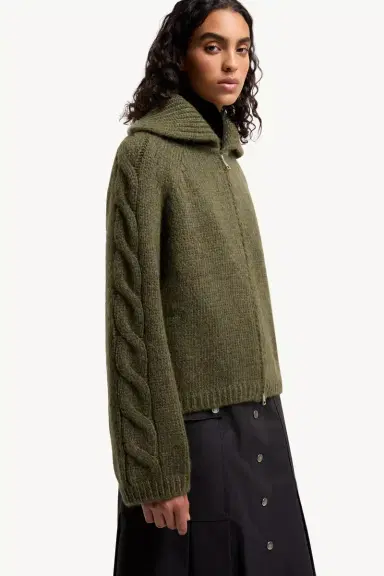 Moncler Alpaca Blend Cardigan | Thumbnail 7 Moncler Alpaca Blend Cardigan | Thumbnail 7