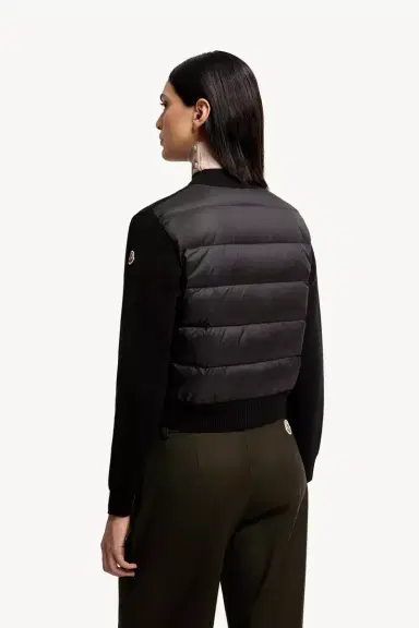 Moncler Wool & Cashmere Blend Padded Cardigan | Thumbnail 6 Moncler Wool & Cashmere Blend Padded Cardigan | Thumbnail 6