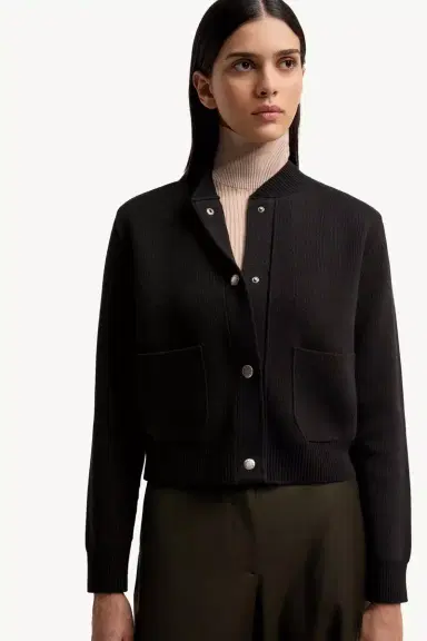 Moncler Wool & Cashmere Blend Padded Cardigan | Thumbnail 7 Moncler Wool & Cashmere Blend Padded Cardigan | Thumbnail 7