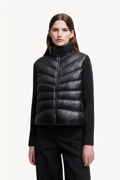 Moncler Padded Wool Zip-up Cardigan | Thumbnail 5 Moncler Padded Wool Zip-up Cardigan | Thumbnail 5