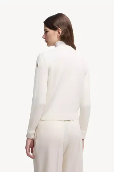 Moncler Wool Padded Zip-up Cardigan | Thumbnail 6 Moncler Wool Padded Zip-up Cardigan | Thumbnail 6