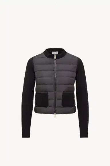 Moncler Wool Padded Zip-up Cardigan | Thumbnail 2