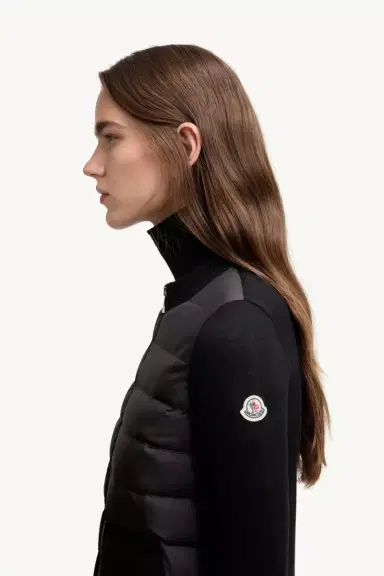 Moncler Wool Padded Zip-up Cardigan | Thumbnail 4