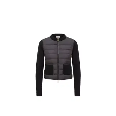 Moncler Wool Padded Zip-up Cardigan | Thumbnail 1