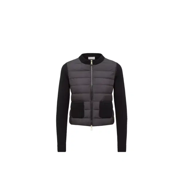 Moncler Wool Padded Zip-up Cardigan