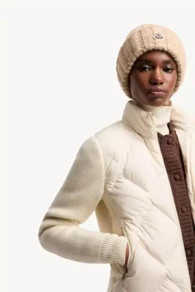 Moncler Wool & Cashmere Padded Zip-up Cardigan | Thumbnail 7 Moncler Wool & Cashmere Padded Zip-up Cardigan | Thumbnail 7