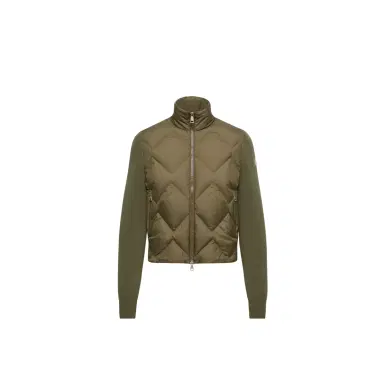 Moncler Wool & Cashmere Padded Zip-up Cardigan | Thumbnail 1 Moncler Wool & Cashmere Padded Zip-up Cardigan | Thumbnail 1