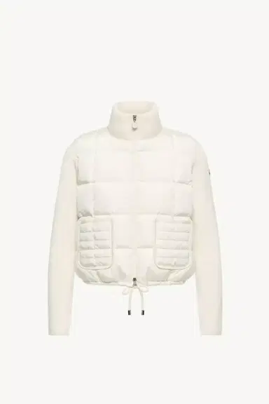 Moncler Square-quilted Padded Wool Zip-up Cardigan | Thumbnail 2