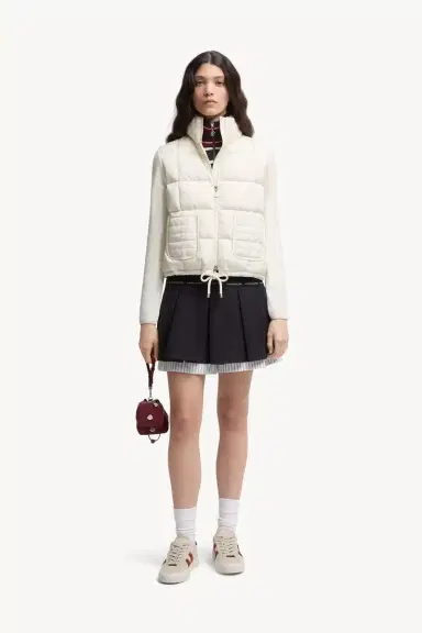 Moncler Square-quilted Padded Wool Zip-up Cardigan | Thumbnail 3