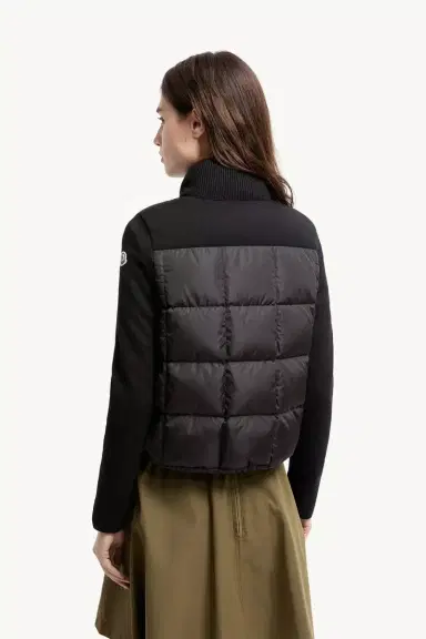 Moncler Square-quilted Padded Wool Zip-up Cardigan | Thumbnail 6 Moncler Square-quilted Padded Wool Zip-up Cardigan | Thumbnail 6