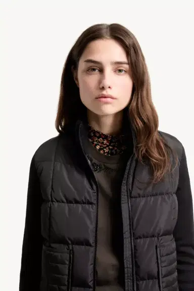 Moncler Square-quilted Padded Wool Zip-up Cardigan | Thumbnail 7 Moncler Square-quilted Padded Wool Zip-up Cardigan | Thumbnail 7