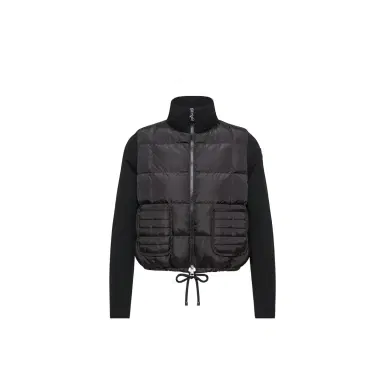 Moncler Square-quilted Padded Wool Zip-up Cardigan | Thumbnail 1 Moncler Square-quilted Padded Wool Zip-up Cardigan | Thumbnail 1