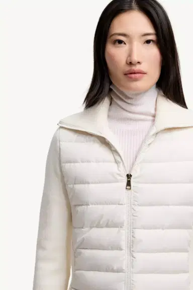 Moncler Padded Zip-up Wool Cardigan | Thumbnail 7 Moncler Padded Zip-up Wool Cardigan | Thumbnail 7