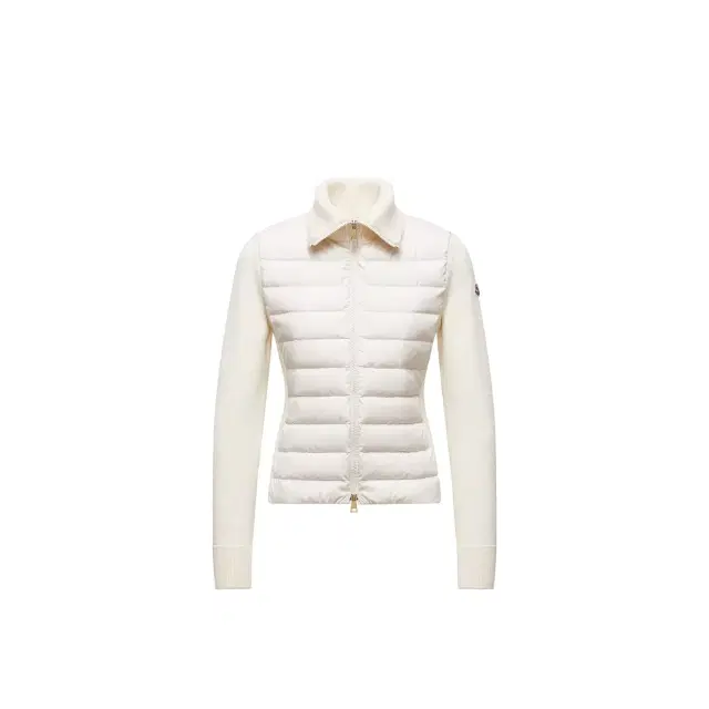 Padded Zip-up Wool Cardigan Padded Zip-up Wool Cardigan