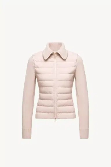 Moncler Padded Zip-up Wool Cardigan | Thumbnail 2 Moncler Padded Zip-up Wool Cardigan | Thumbnail 2