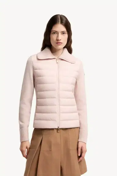 Moncler Padded Zip-up Wool Cardigan | Thumbnail 5 Moncler Padded Zip-up Wool Cardigan | Thumbnail 5
