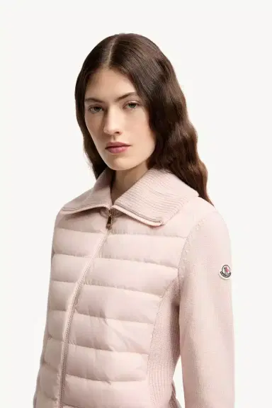 Moncler Padded Zip-up Wool Cardigan | Thumbnail 7 Moncler Padded Zip-up Wool Cardigan | Thumbnail 7