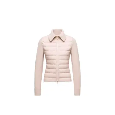 Moncler Padded Zip-up Wool Cardigan | Thumbnail 1 Moncler Padded Zip-up Wool Cardigan | Thumbnail 1