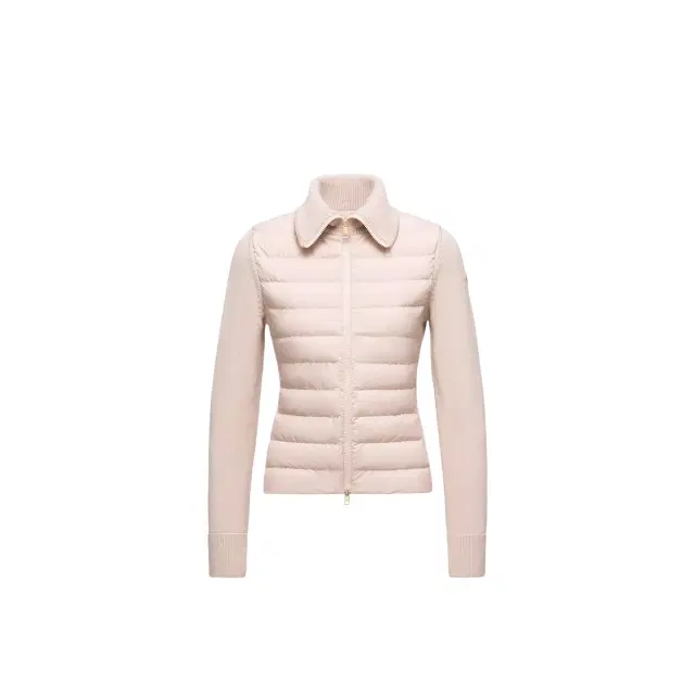 Padded Zip-up Wool Cardigan Padded Zip-up Wool Cardigan