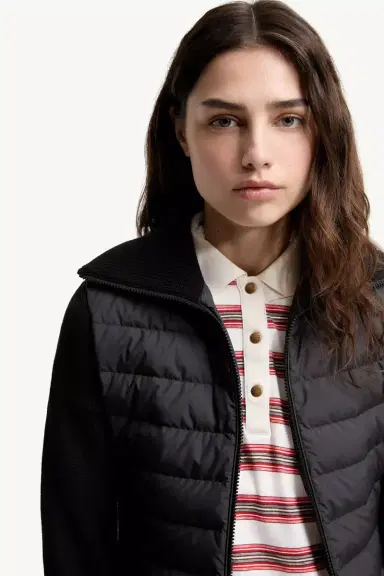 Moncler Padded Zip-up Wool Cardigan | Thumbnail 7 Moncler Padded Zip-up Wool Cardigan | Thumbnail 7